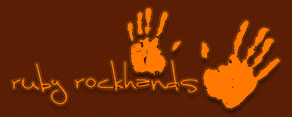 RubyRockHands Logo